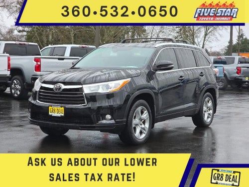 2015 Toyota Highlander Limited Platinum